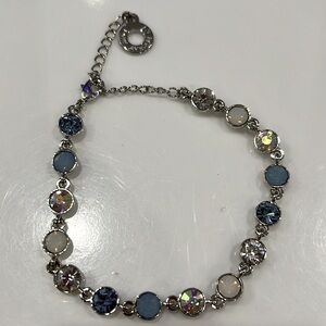 PARK AVENUE NY BRACELET SET WITH 15 GEMSTONES APROX. 12 INCHES BRAND NEW